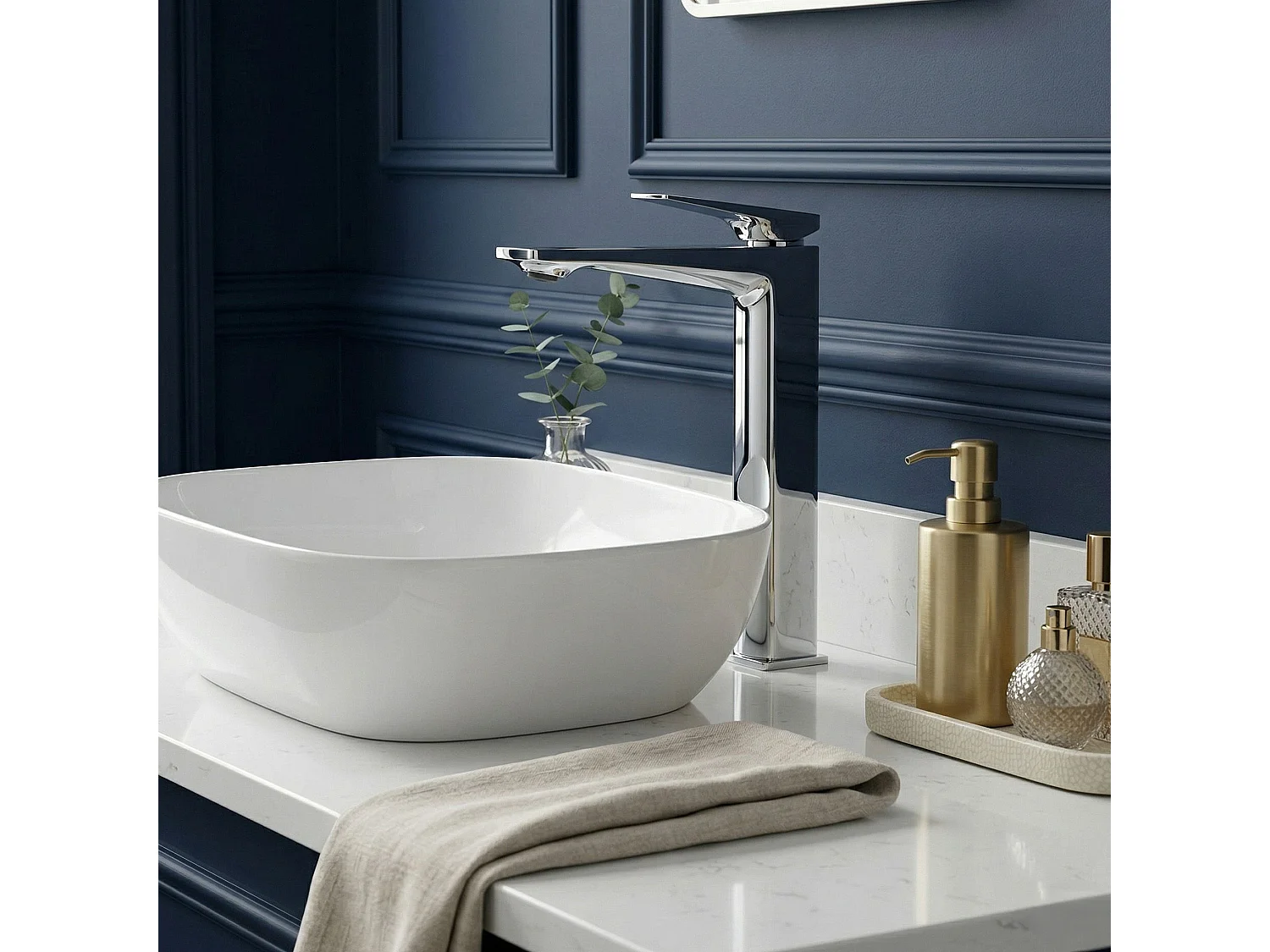 Waschbeckenarmatur Rea Prime High Premium Chrome