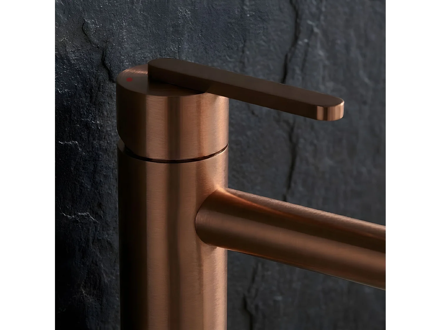Robinet De Lavabo Rea Ontario Low Brush Copper