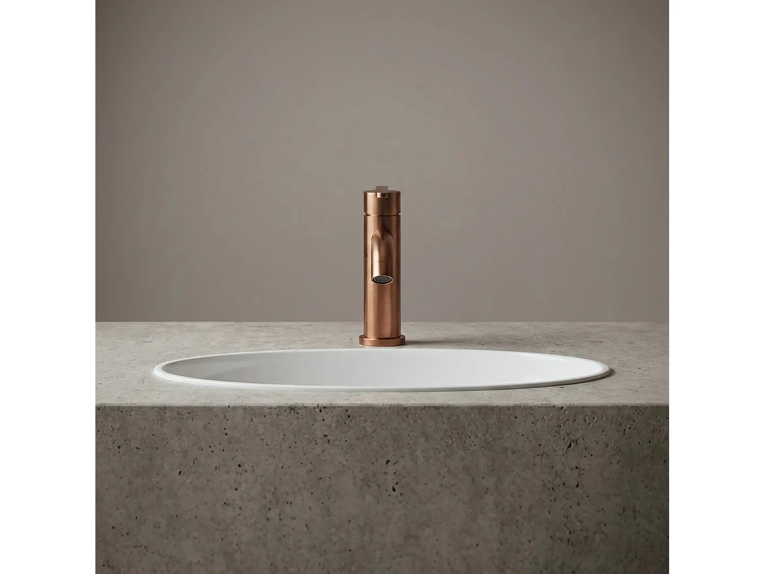Robinet De Lavabo Rea Ontario Low Brush Copper