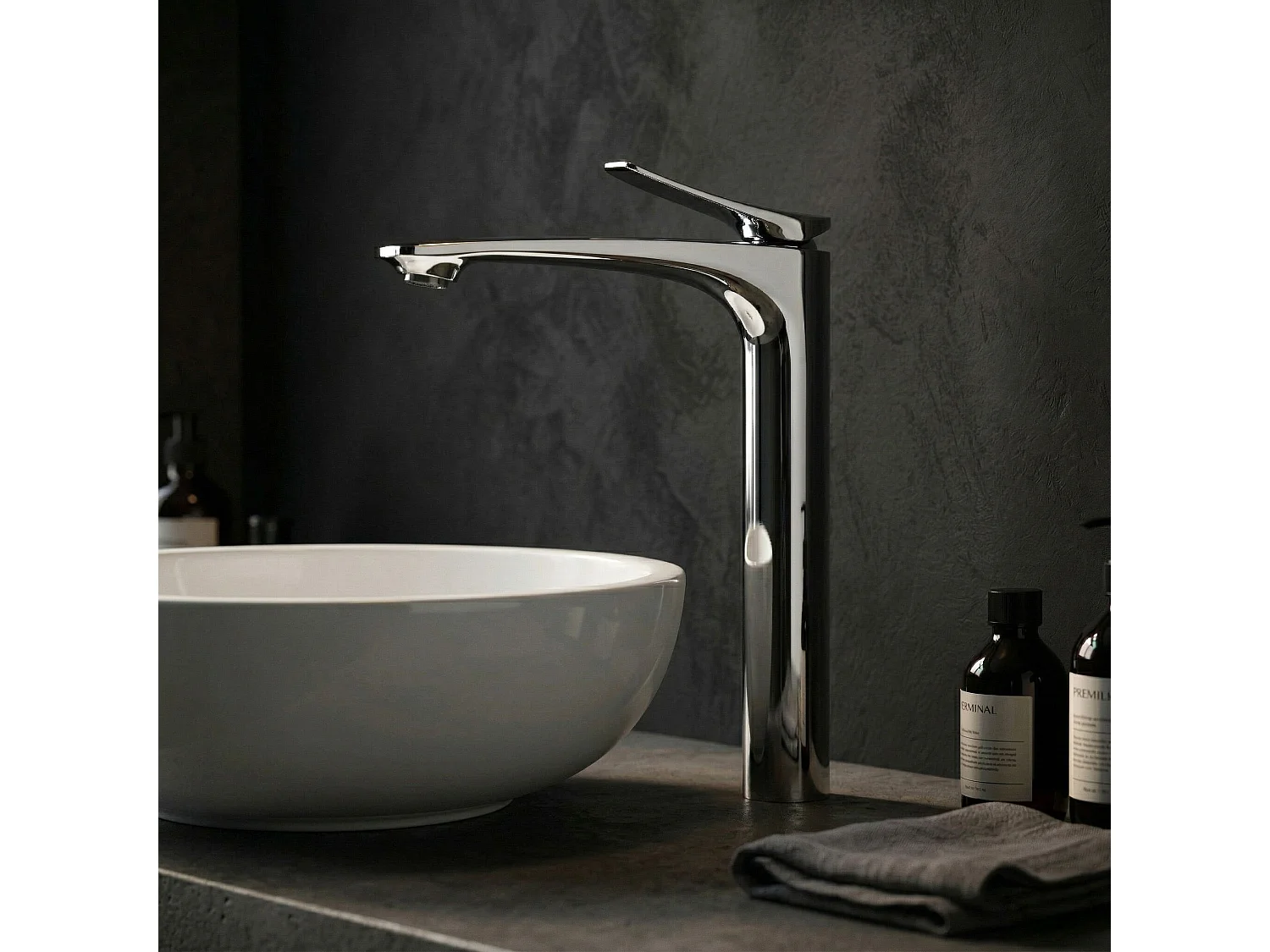 Robinet De Lavabo Rea Vision High Premium Chrome