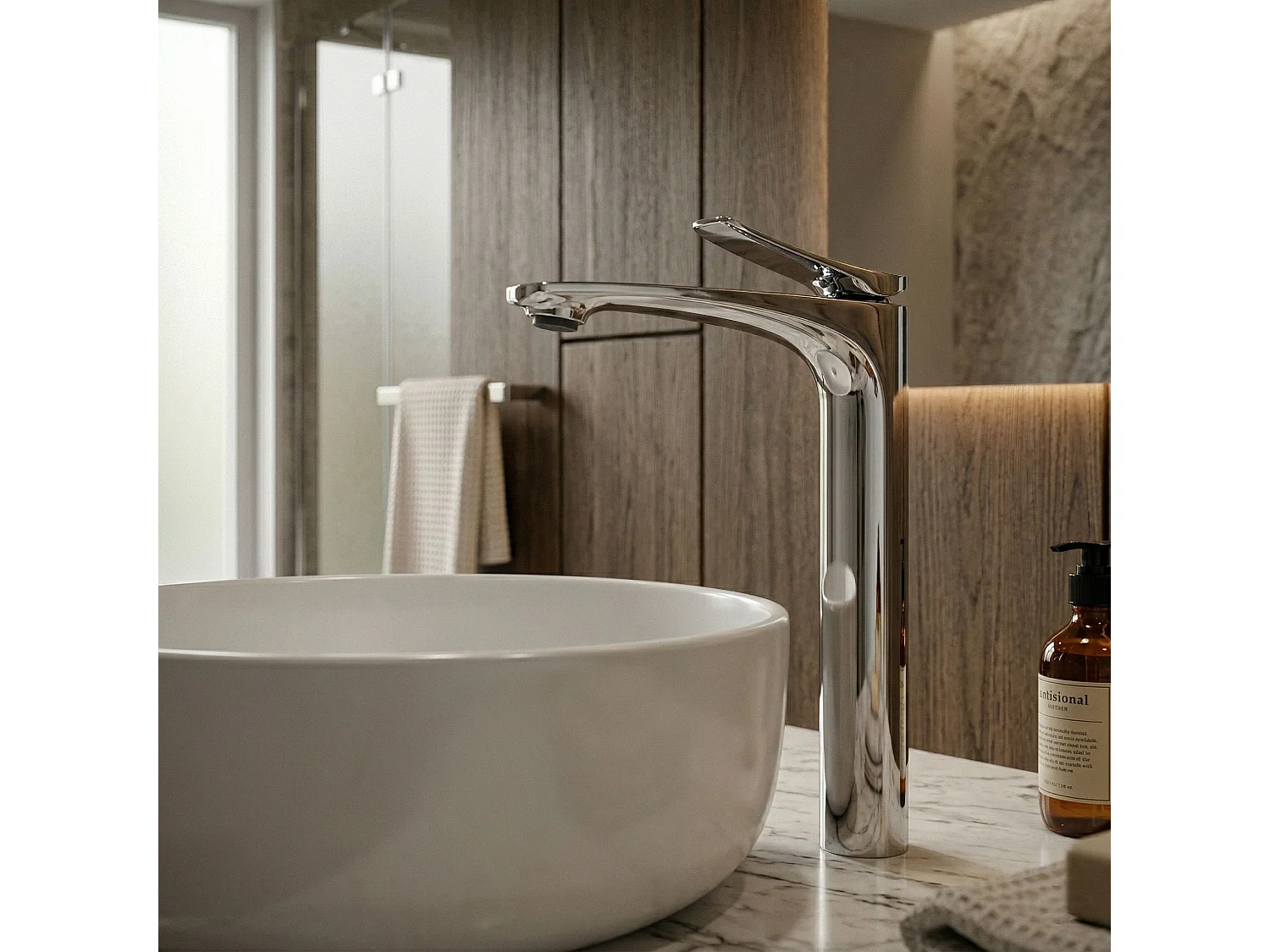 Robinet De Lavabo Rea Vision High Premium Chrome