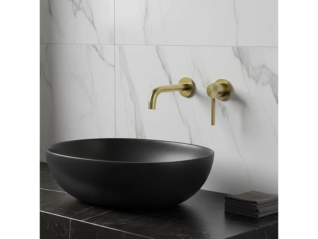 Robinet De Lavabo Encastré Rea Foster Brush Gold