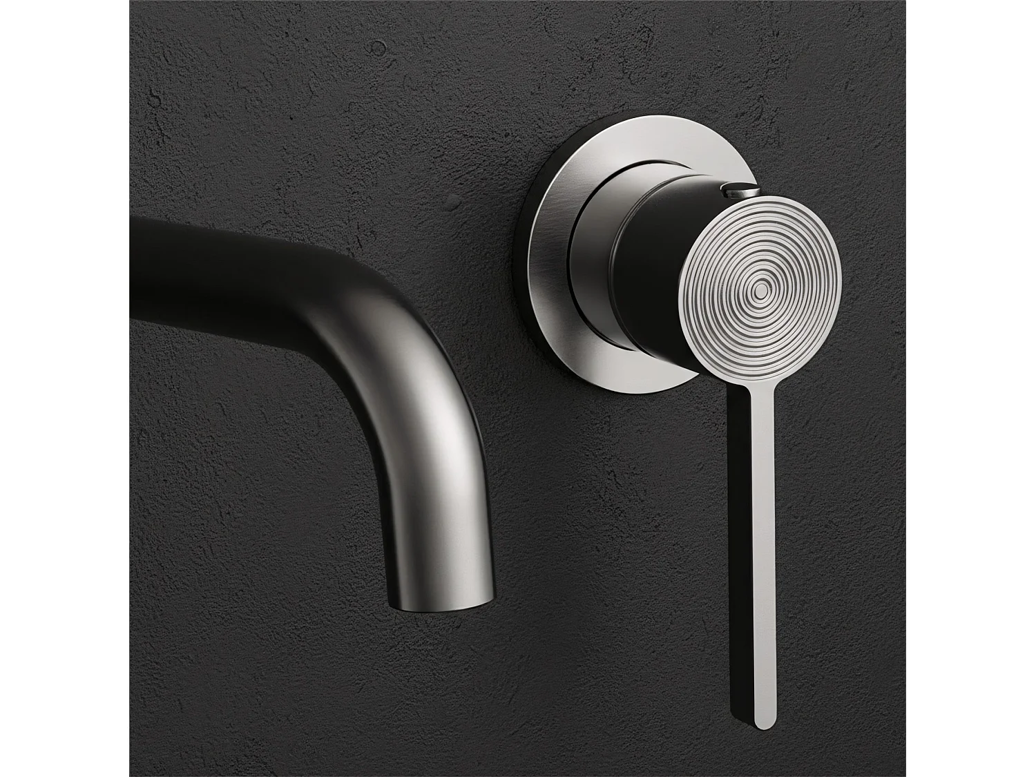 Robinet De Lavabo Encastré Rea Foster +Box Brush Steel