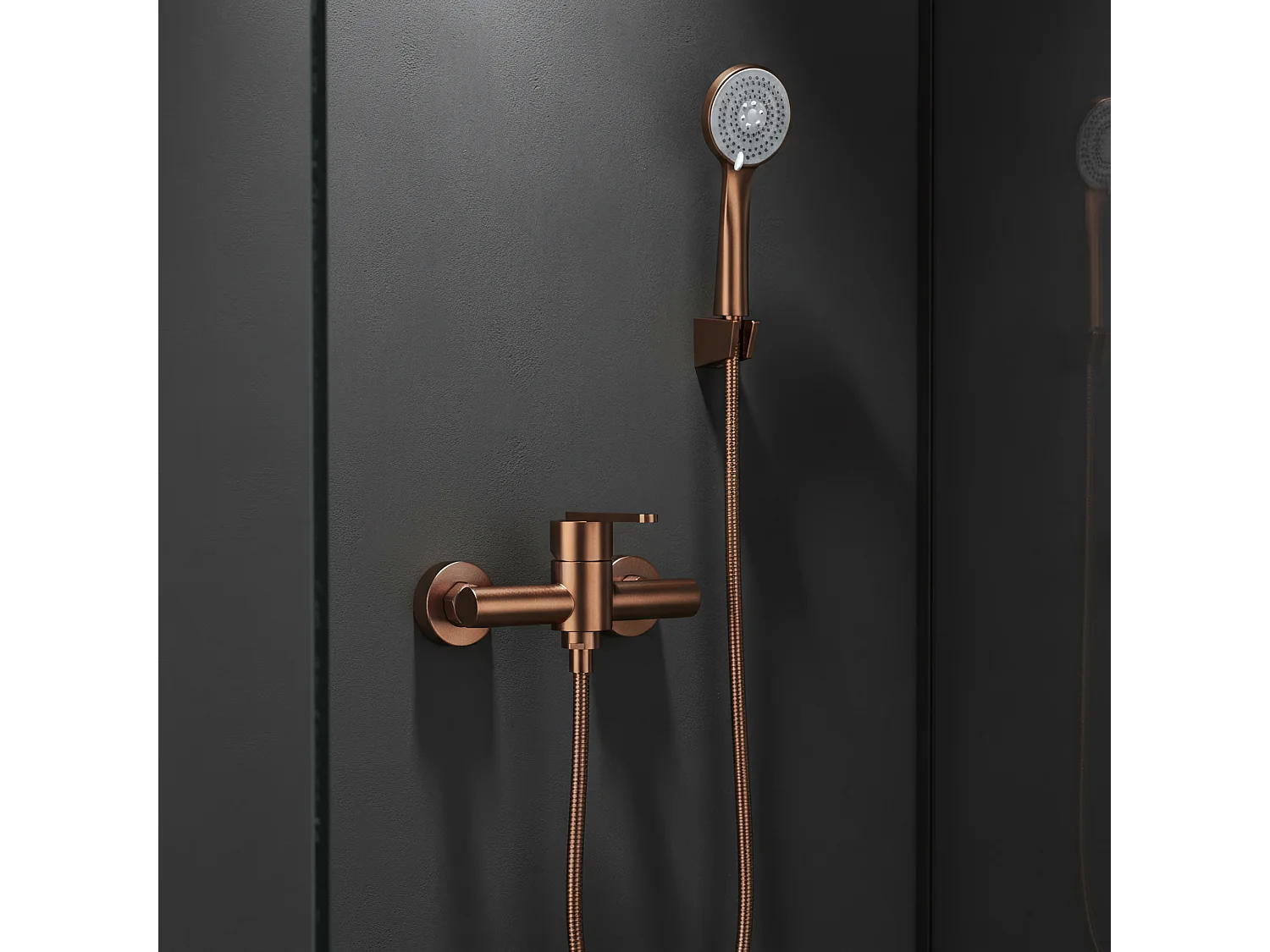 Robinet De Douche Rea Ontario Brush Copper