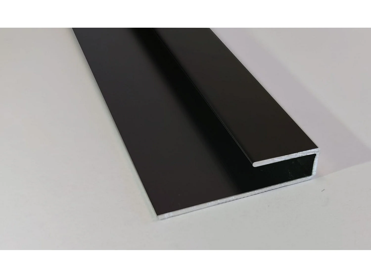 Profil de finition aluminium 10 mm, 280 cm - noir, silver, gold