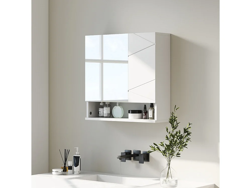 Armoire de salle de bain murale blanche