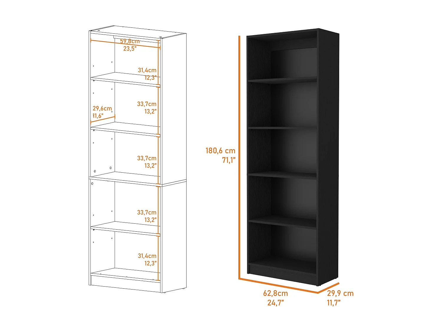 Combo de Estantes Modernos com Design Funcional e Estilo