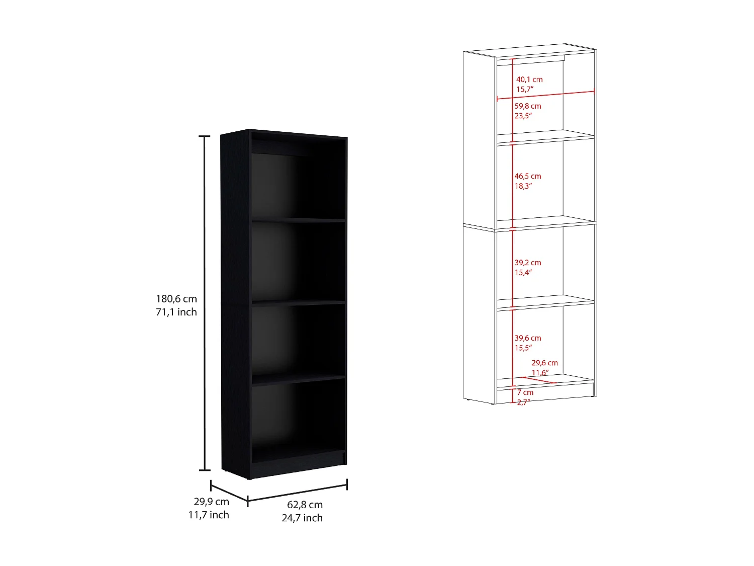 Combo de Estantes Modernos com Design Funcional e Estilo