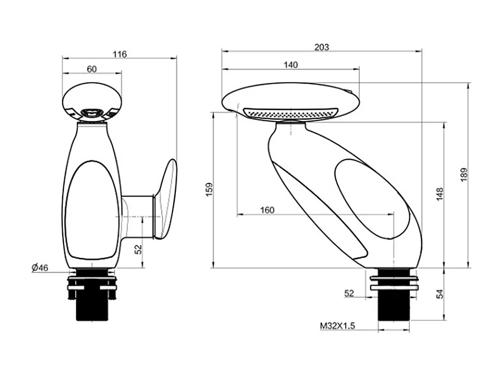 Robinet de salle de bain LED pour lavabo monocommande 4 jets réglable longueur style planète chrome