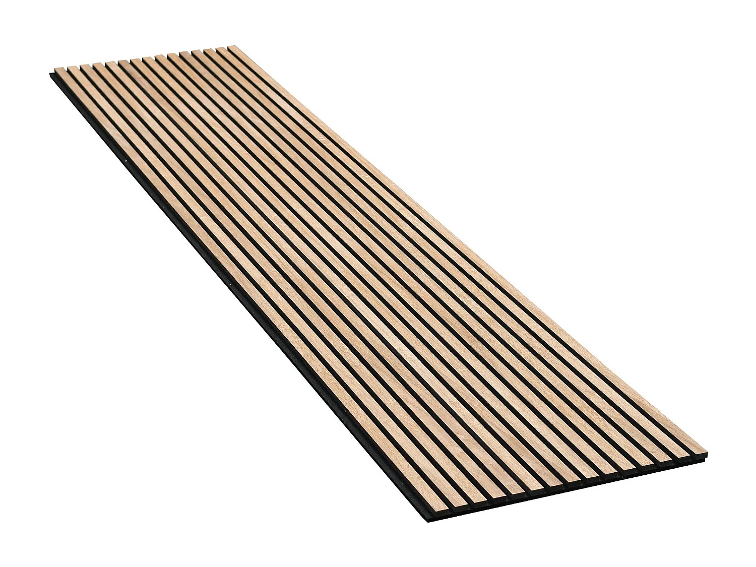 Akupanel panneau acoustique mural décoratif 280 cm - MDF chêne SONOMA