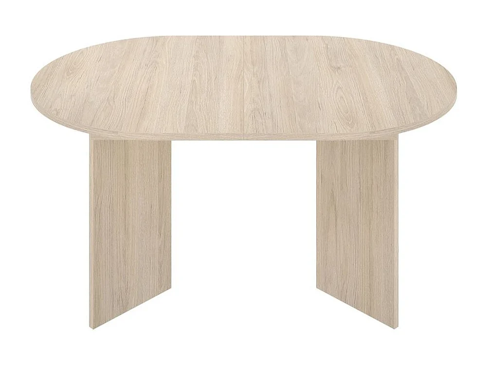 Mesa de comedor Bari diseño extensible natural 76,3x140x90 cm