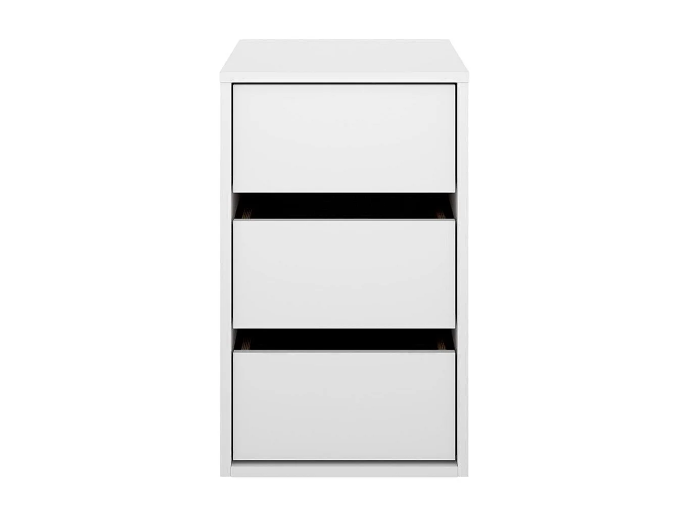 Cajonera interior 3 cajones blanco 60,5x37x40 cm