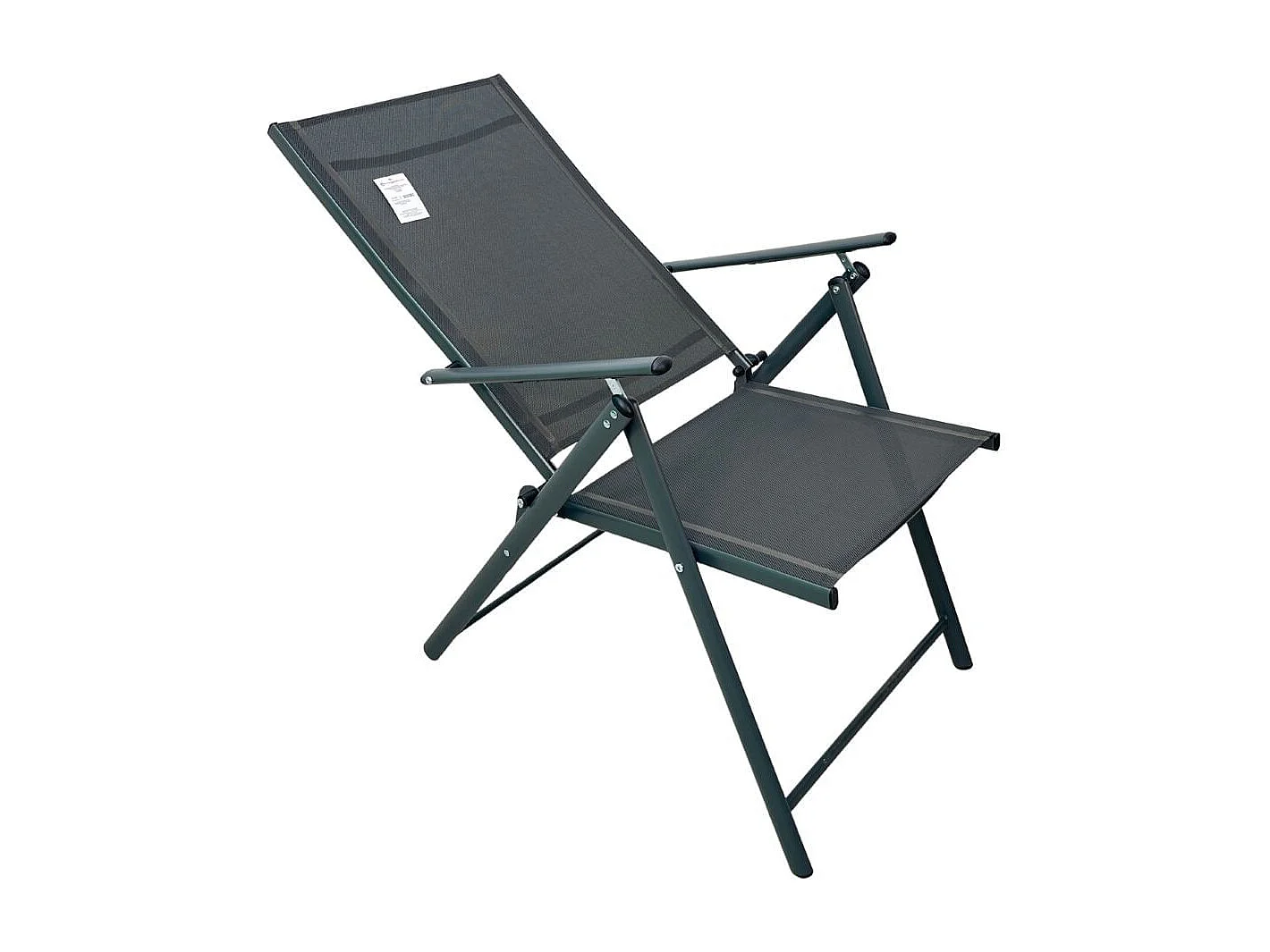 Silla de jardín reclinable con 7 posiciones antracita 106x55x67,5 cm