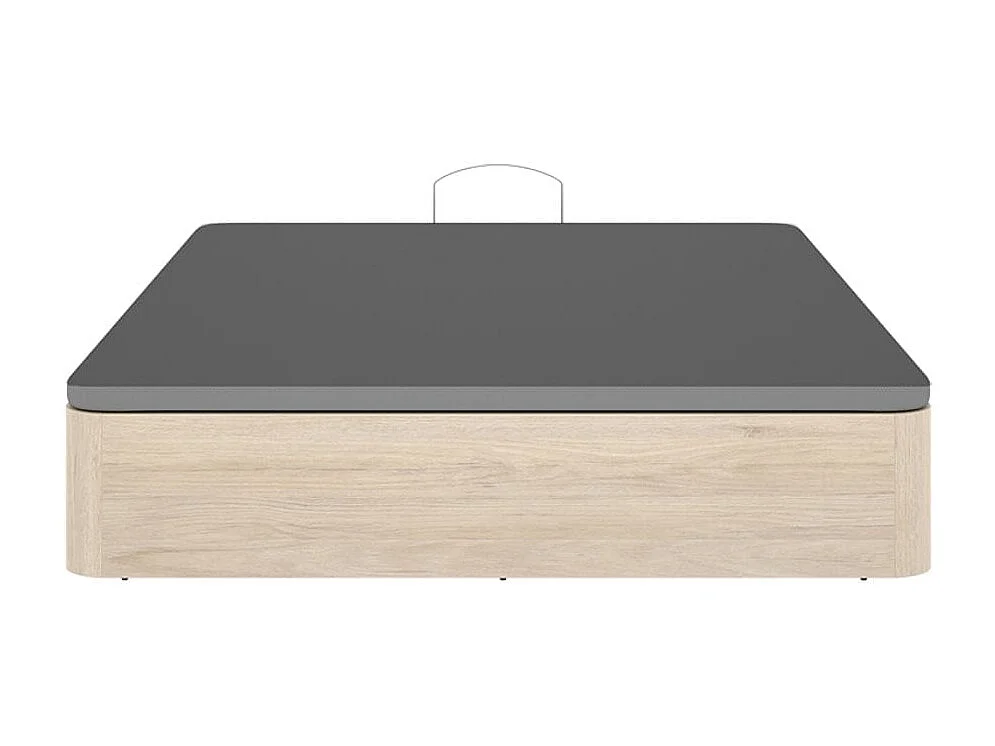 Canapé Round diseño abatible natural 28,5x135x190 cm