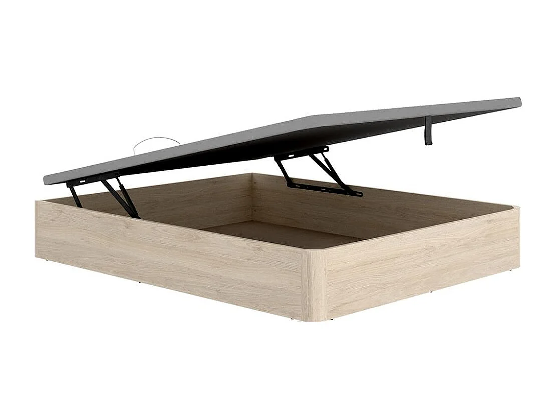 Canapé Round diseño abatible natural 28,5x135x190 cm