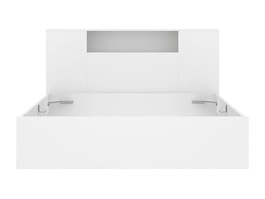 Composición de dormitorio Pack Ten cabecero con canapé 4 cajones blanco 95,5x160x243,2 cm