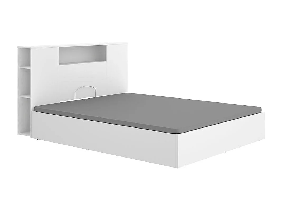 Composición de dormitorio Pack Ten cabecero con canapé abatible blanco 95,5x157,2x213,4 cm