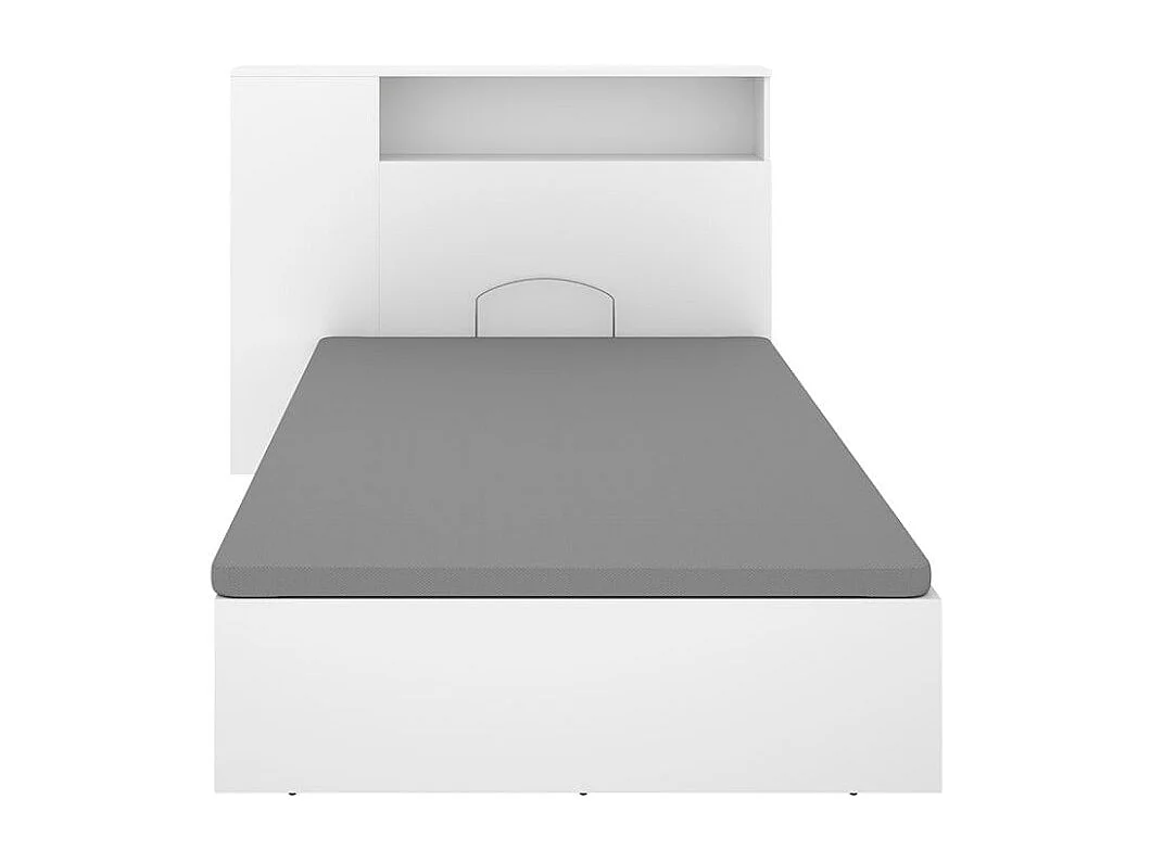 Conjunto de dormitorio Ten cabecero con canapé abatible blanco 95x105x213,4 cm