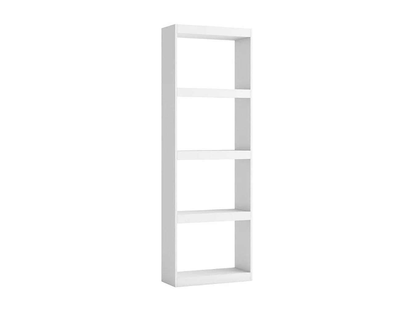 Estantería Talio 4 niveles blanco mate 180,5x60x25 cm