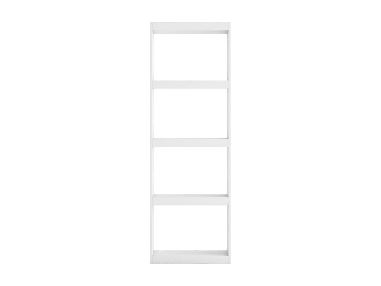 Estantería Talio 4 niveles blanco mate 180,5x60x25 cm