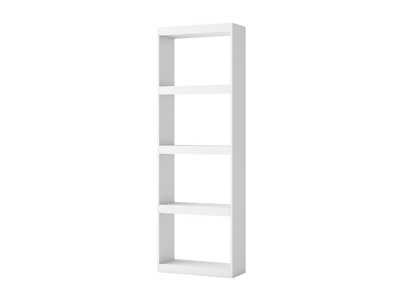 Estantería Talio 4 niveles blanco mate 180,5x60x25 cm