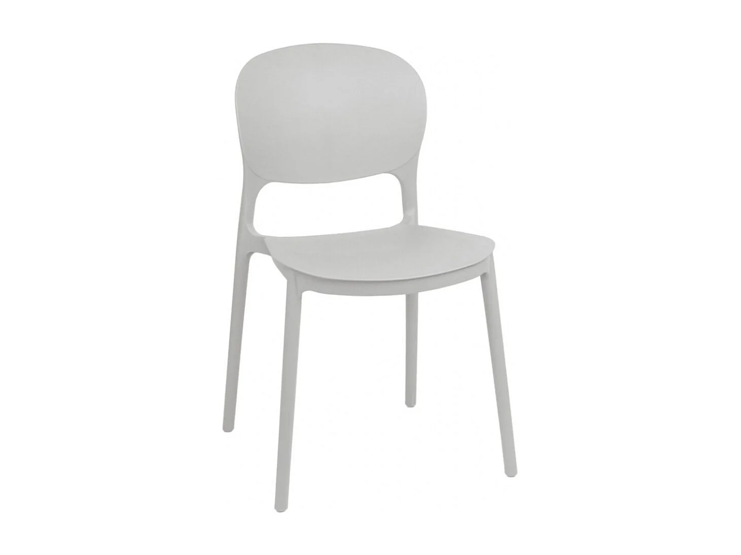 Silla de exterior Onega gris 78,5x38x49 cm