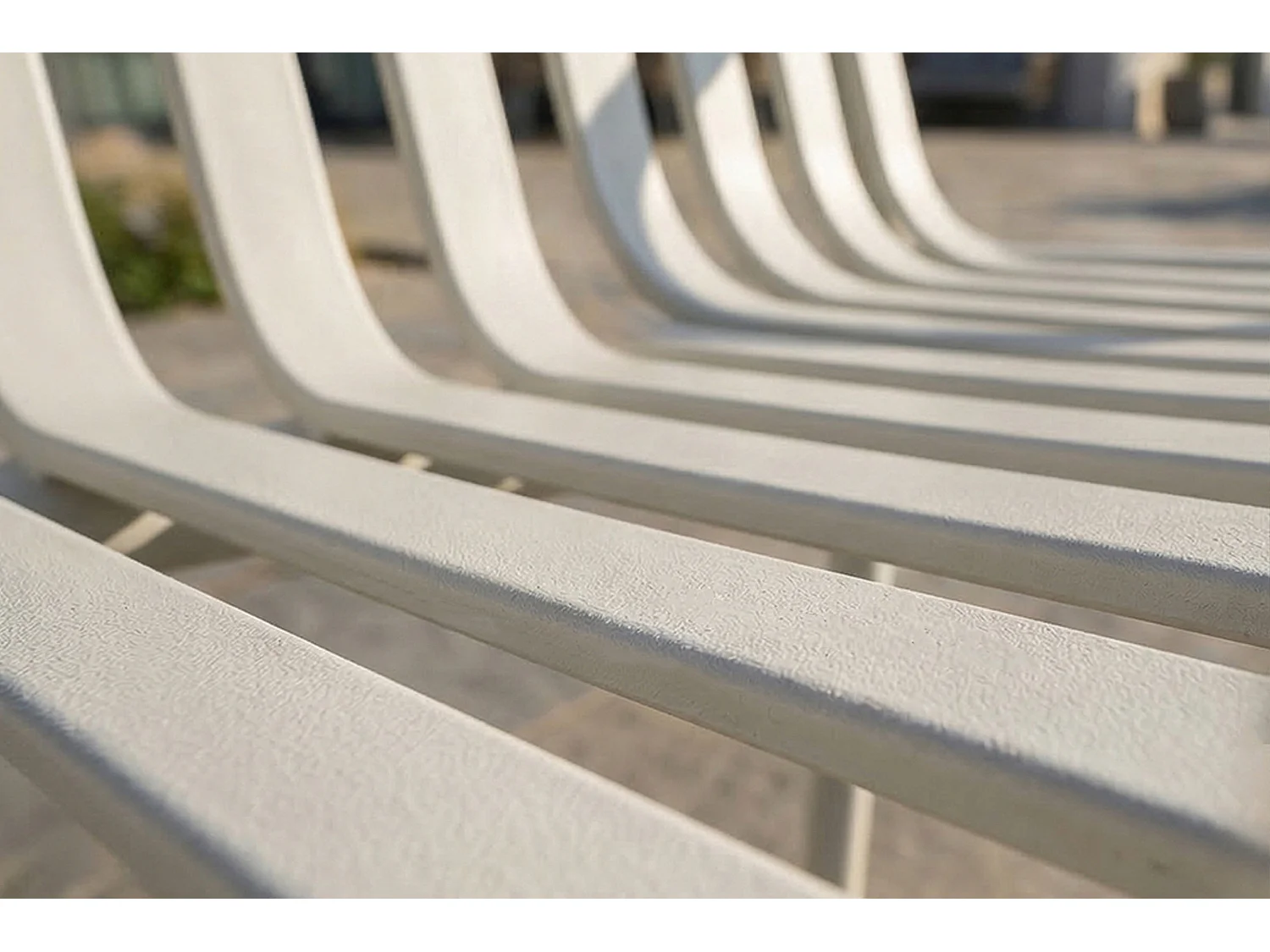 Chaise de jardin - blanc crème plastique - MIAVA