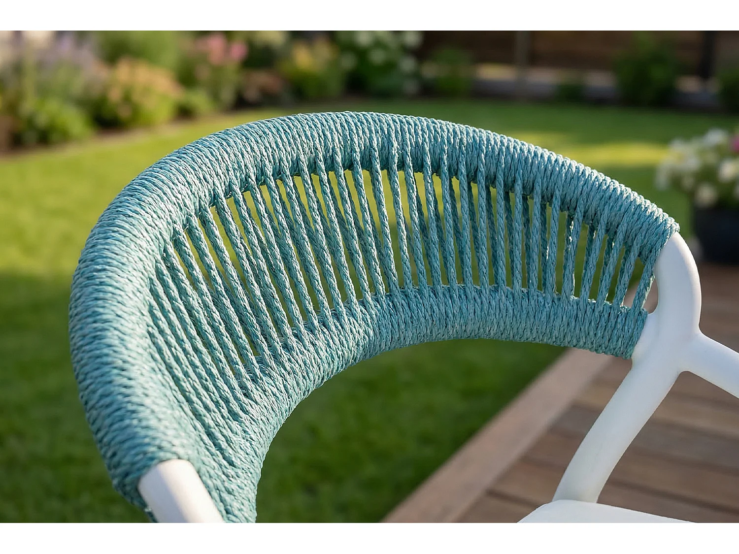 Chaise - bleu clair plastique - KISO