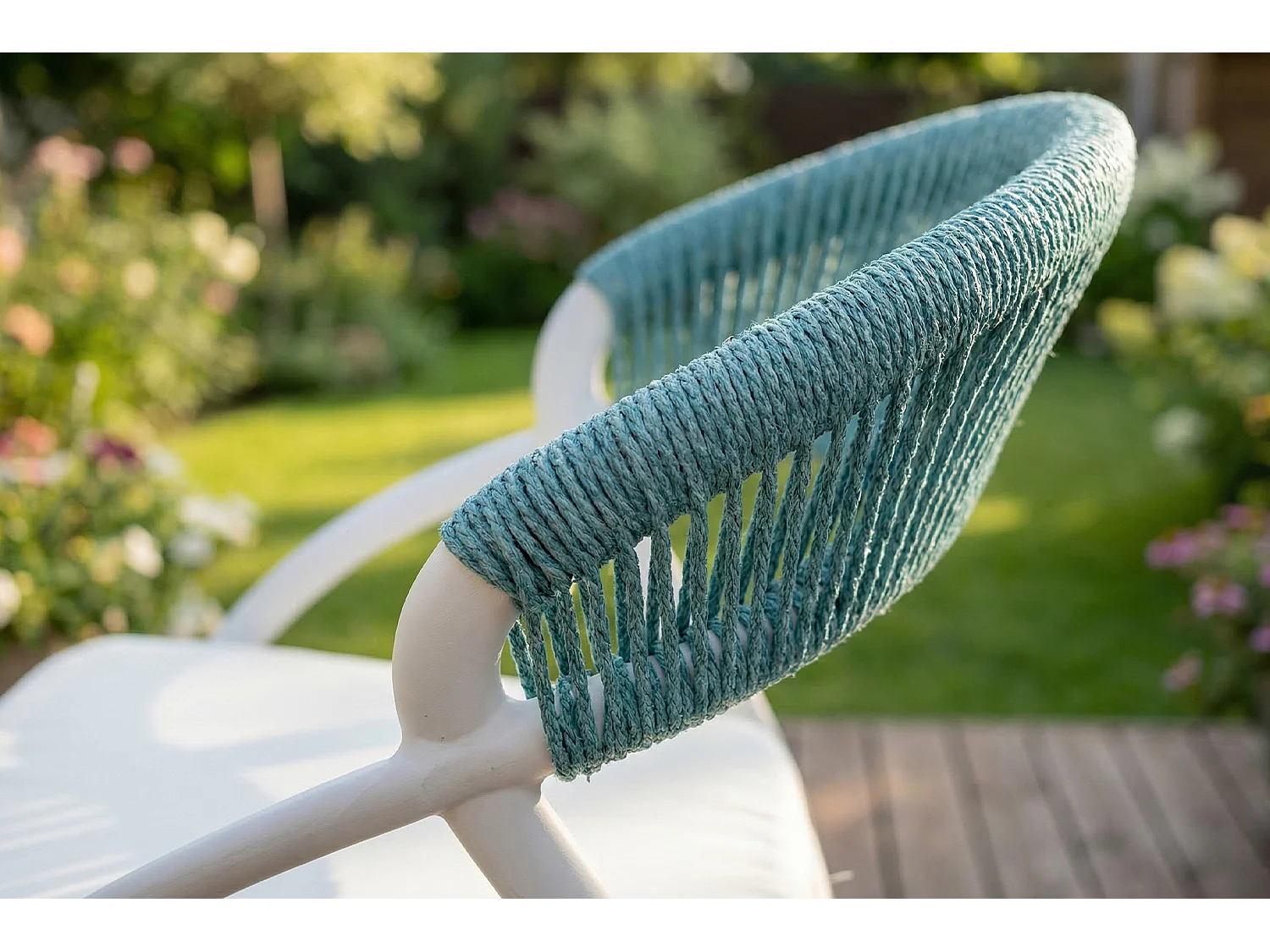 Chaise - bleu clair plastique - KISO