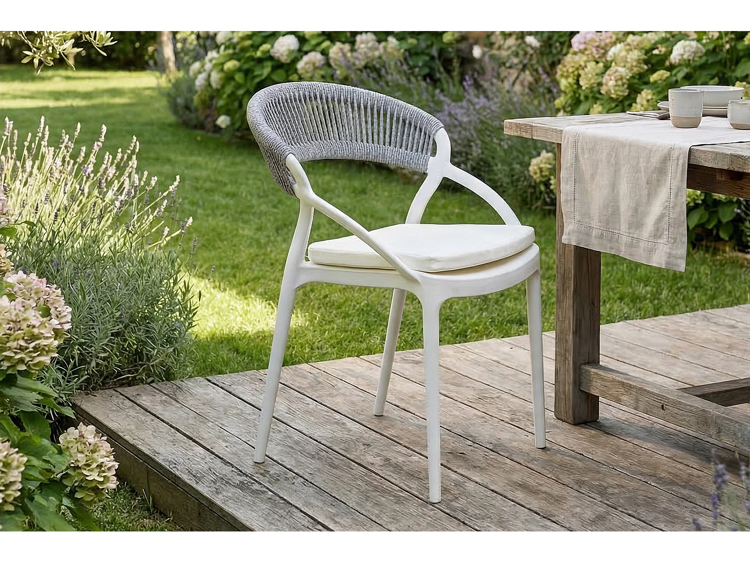 Chaise  - Gris plastique - KISO
