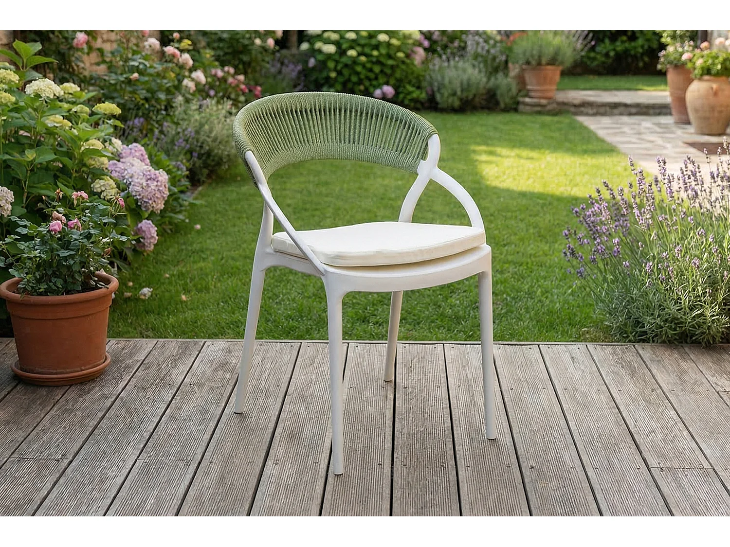 Chaise - Vert plastique - KISO