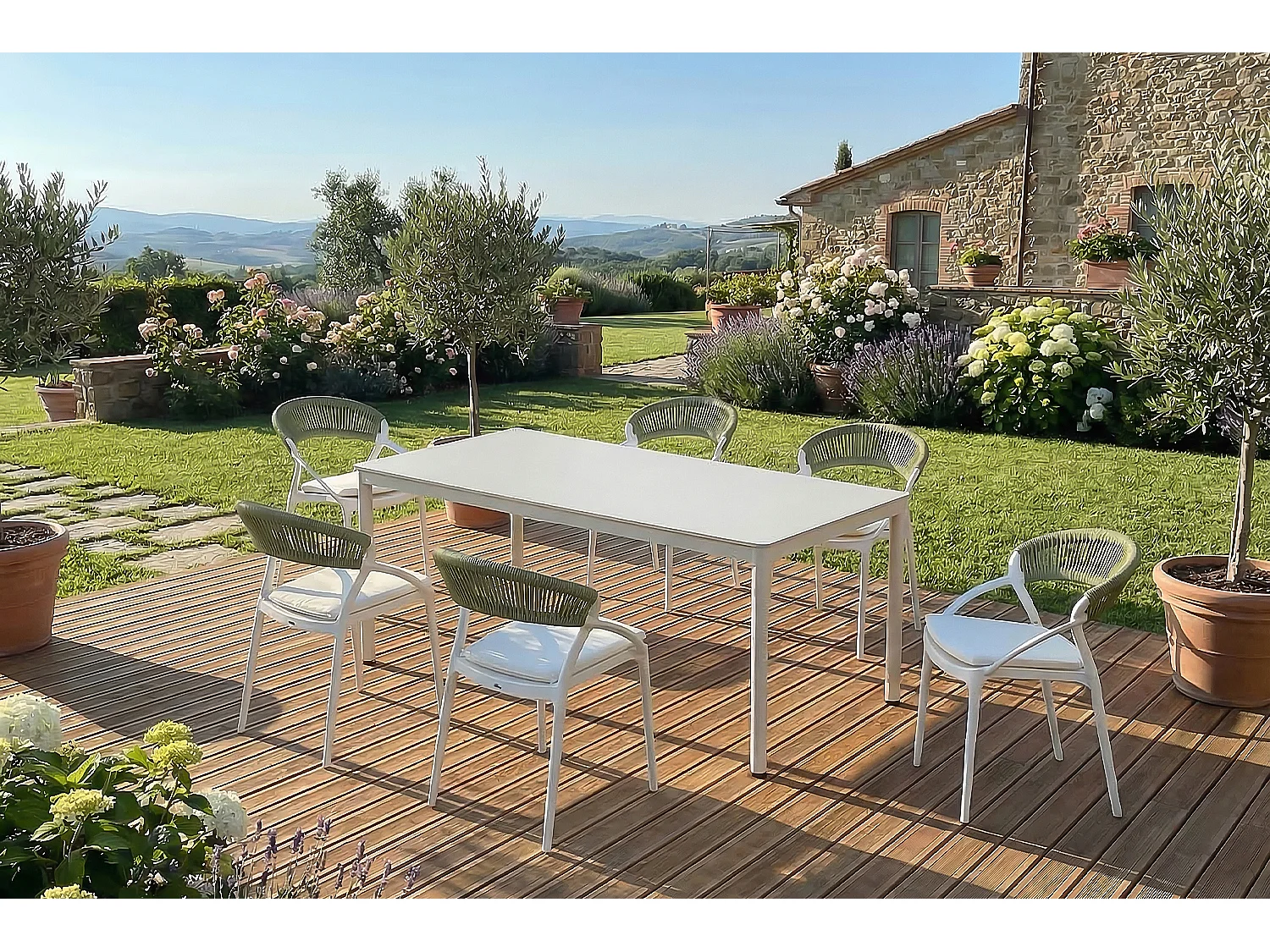 Chaise - Vert plastique - KISO