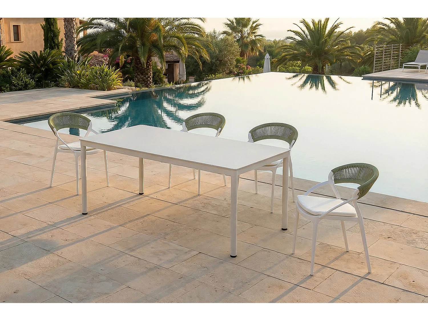 Chaise - Vert plastique - KISO