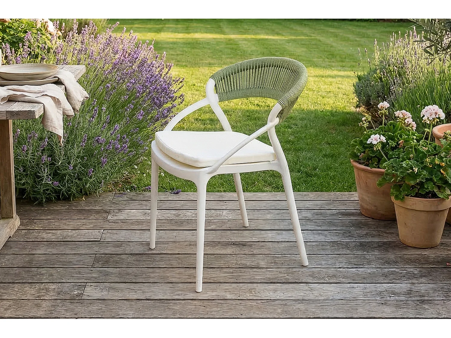 Chaise - Vert plastique - KISO