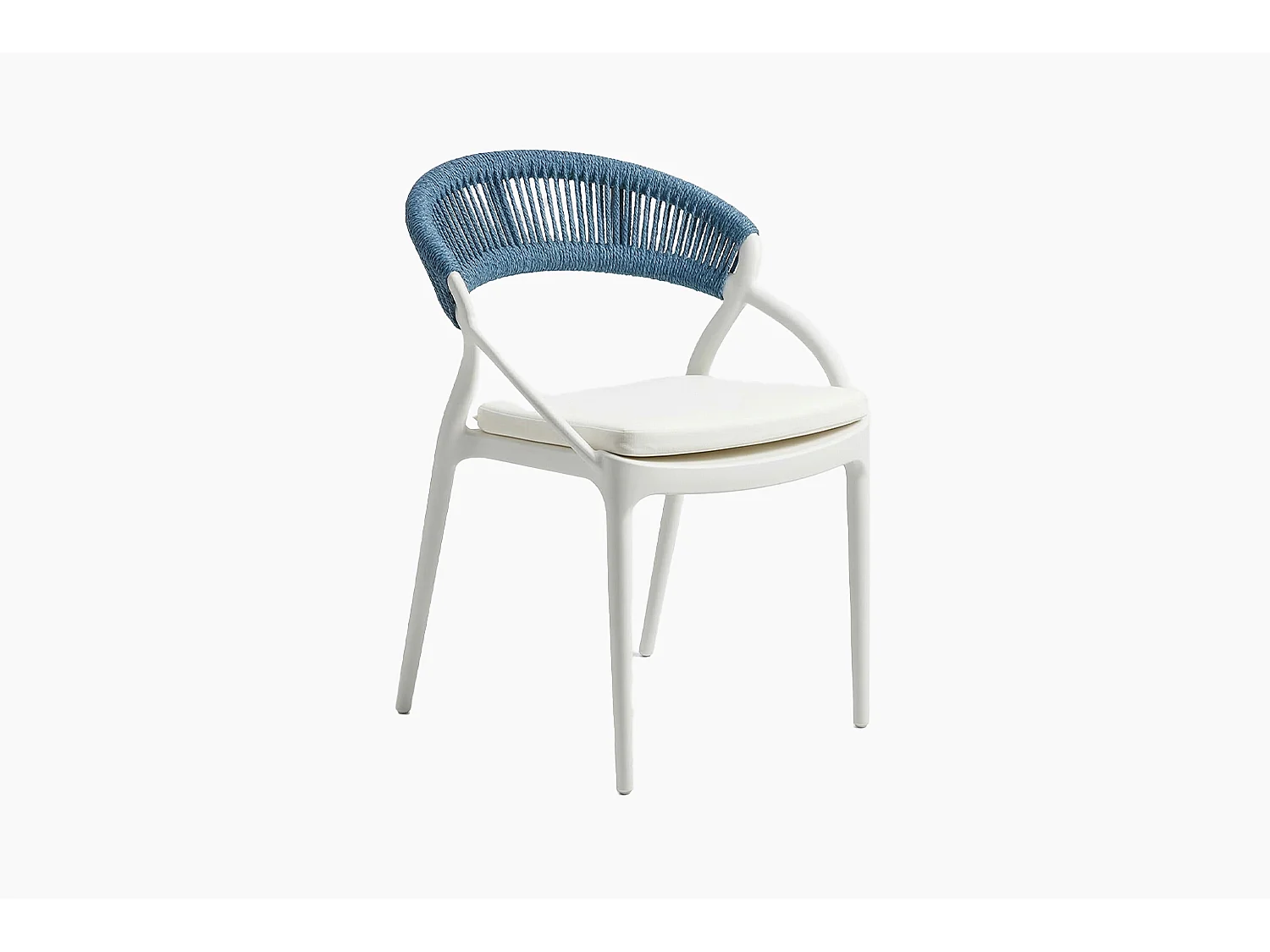 Chaise de jardin - Bleu plastique - KISO