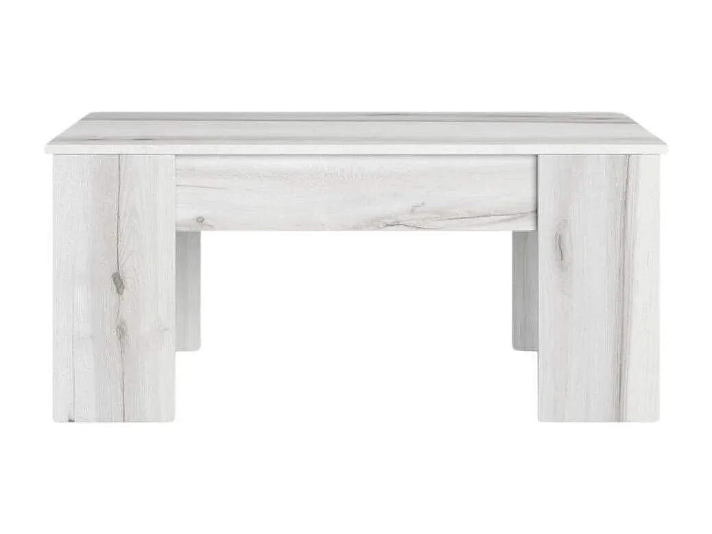 Mesa de centro Gala elevable albo 45x100x50 cm