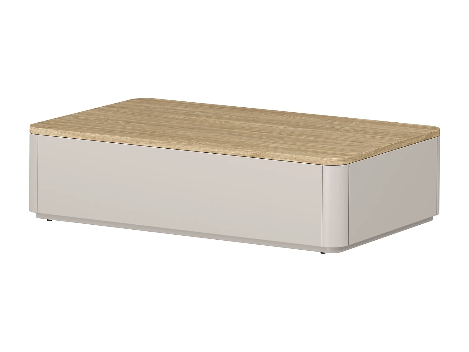 Mesa de centro Elivo com 2 gavetas