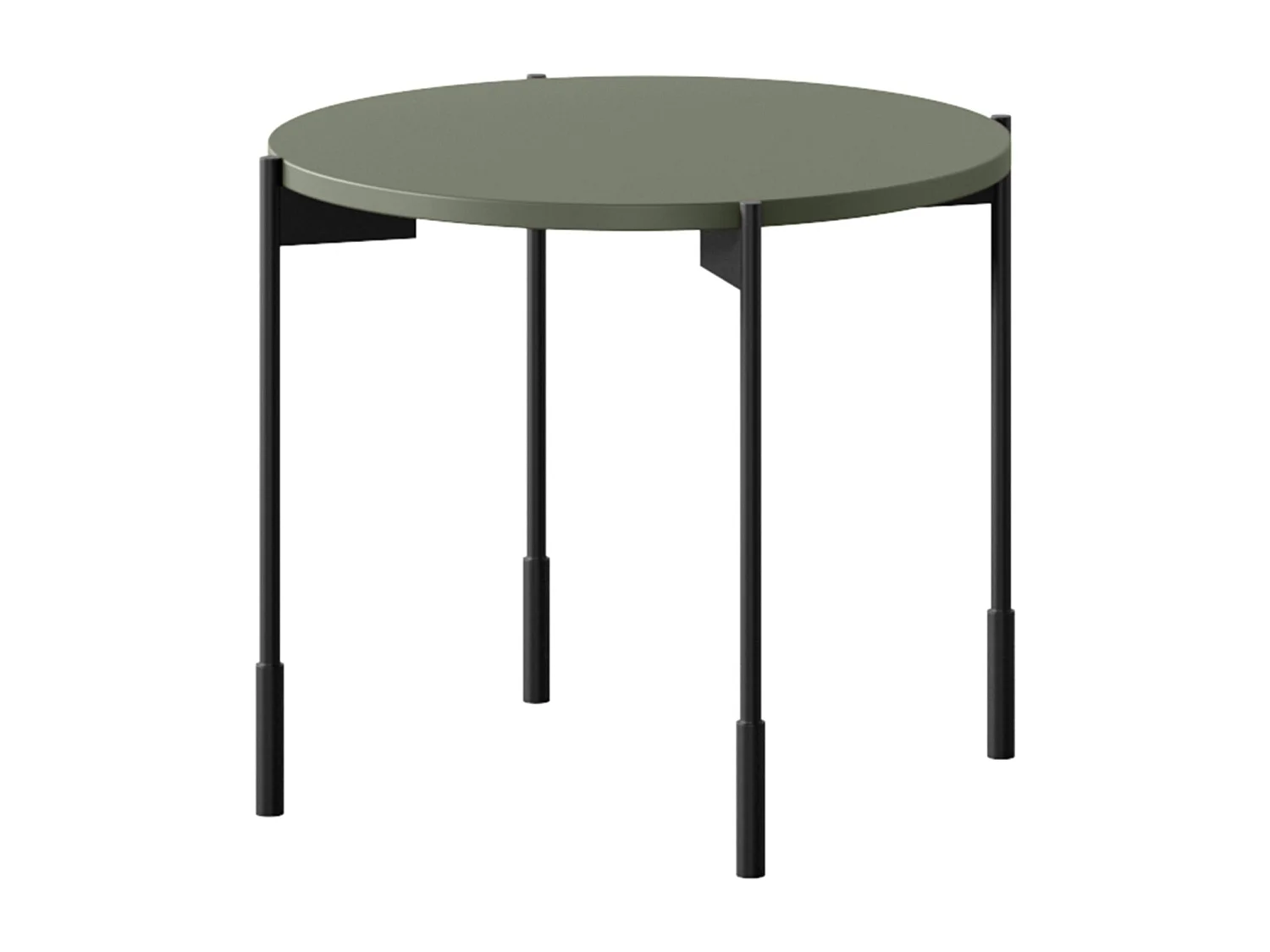 Ronde tafel met metalen poten