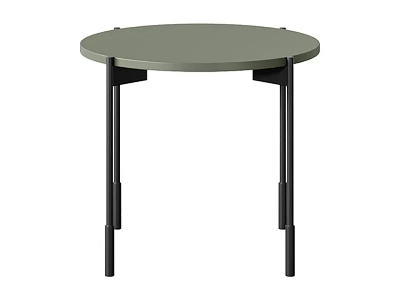 Ronde tafel met metalen poten