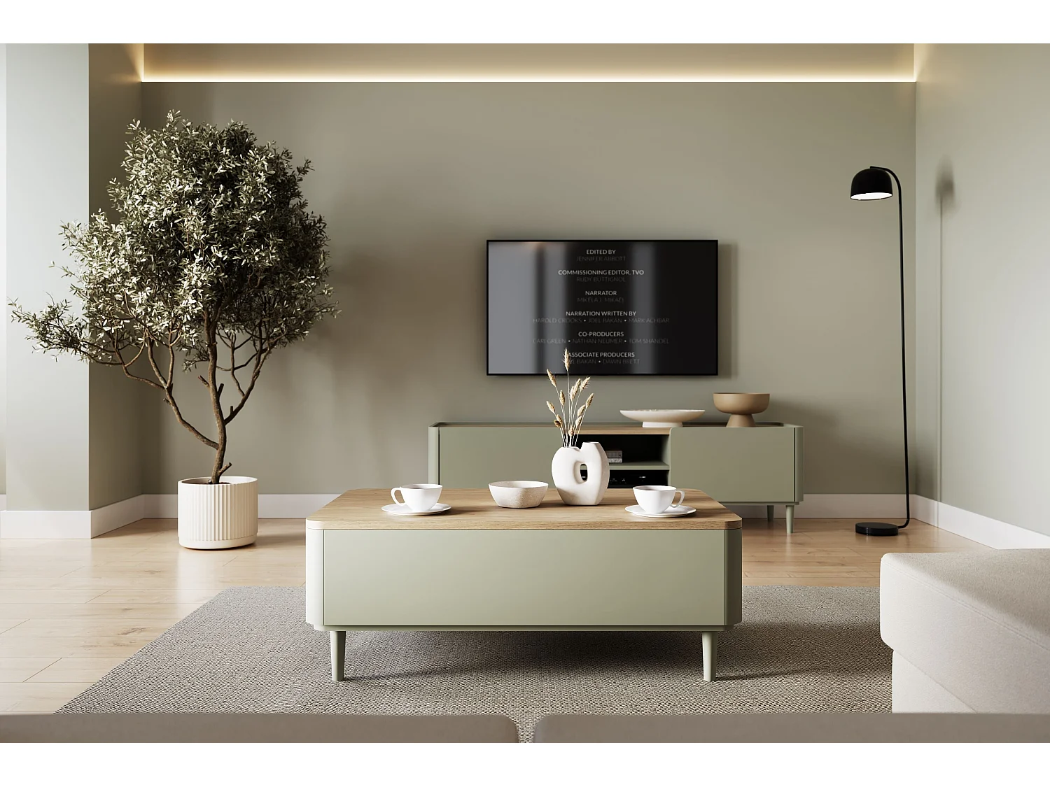 Elivo lage tafel met 2 niveaus