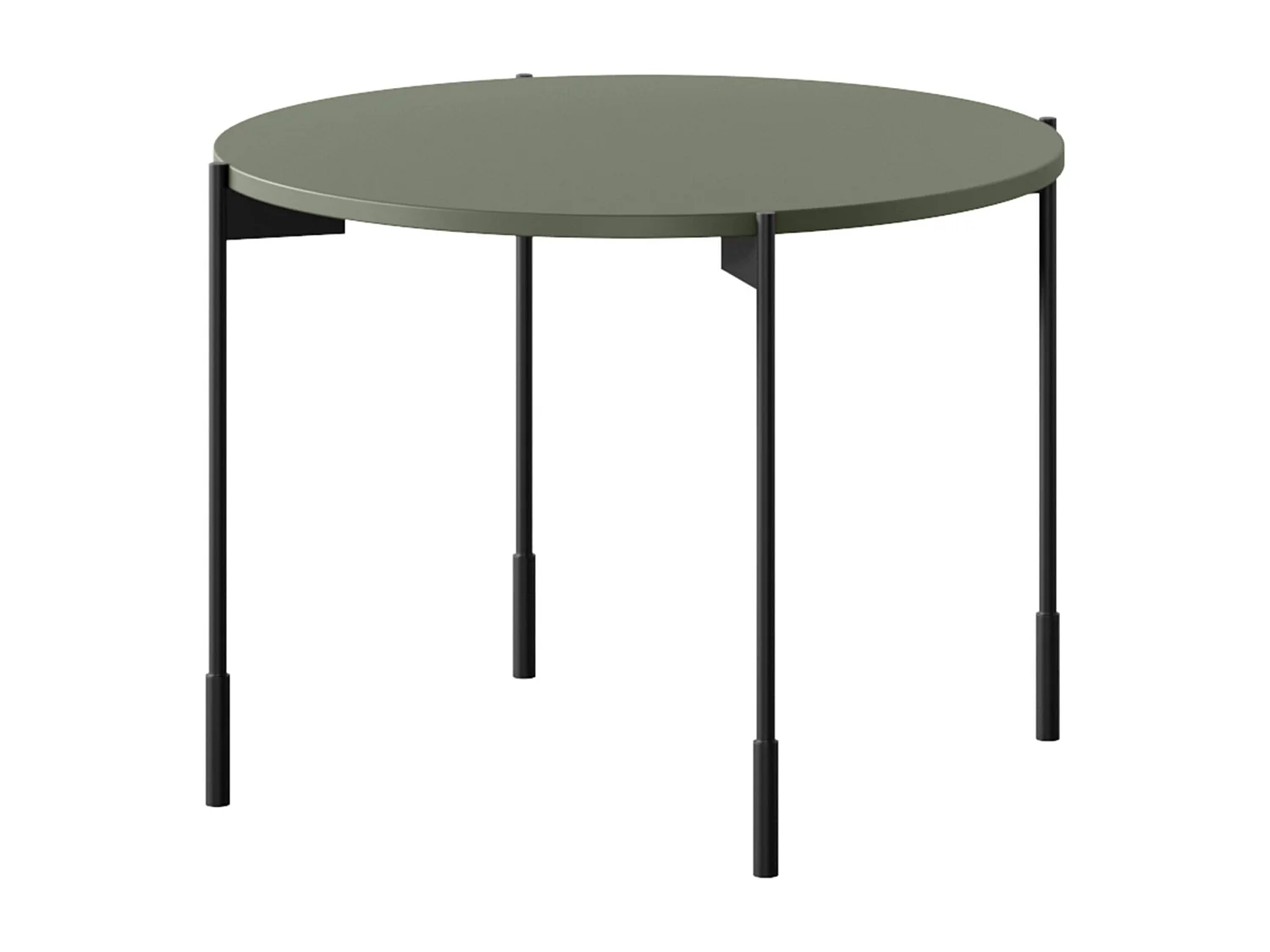 Ronde tafel met metalen poten