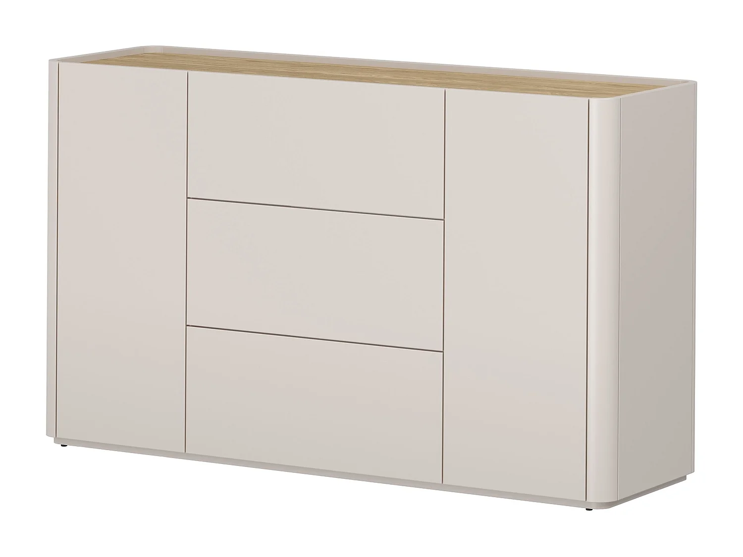 Buffet 2 portes 3 tiroirs 48x150 cm