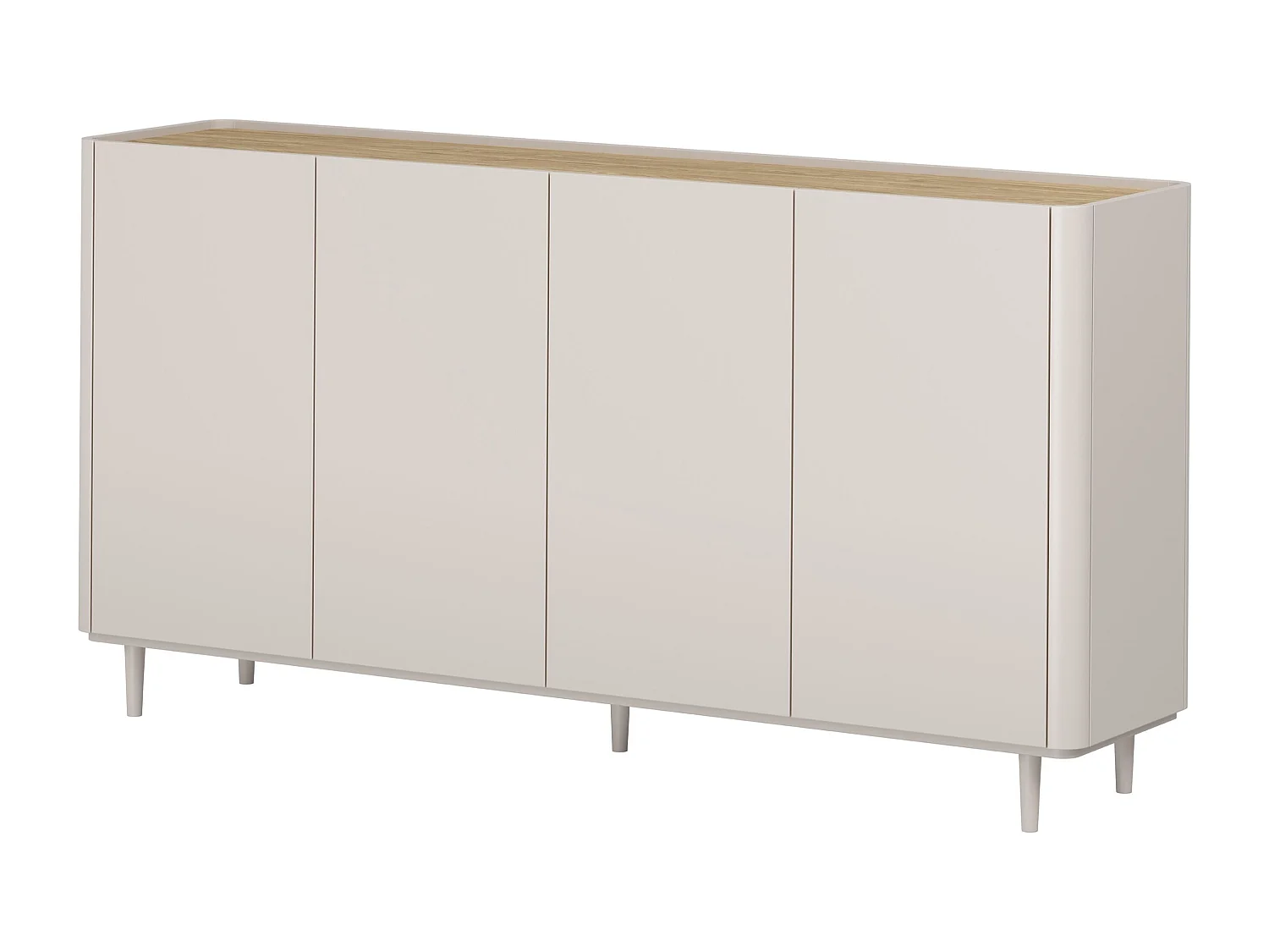 Buffet Elivo 4 portes 48x200 cm