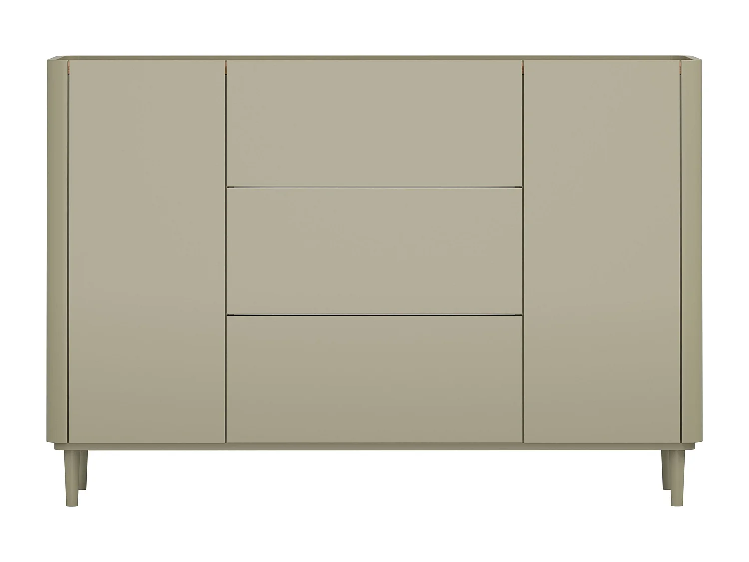 Buffet 2 portes 3 tiroirs 48x150 cm