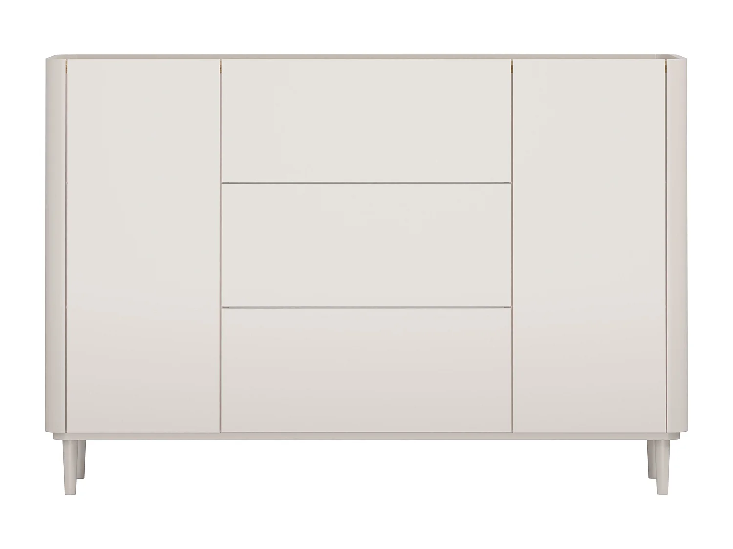 Buffet 2 portes 3 tiroirs 48x150 cm