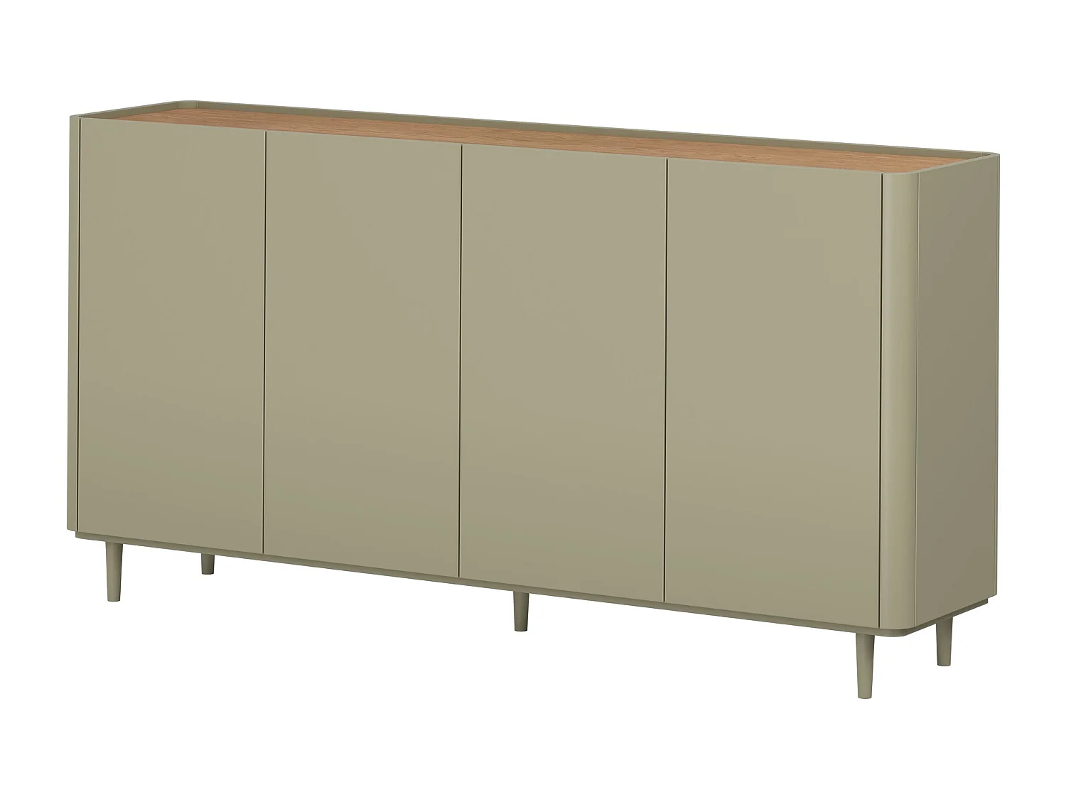 Buffet Elivo 4 portes 48x200 cm