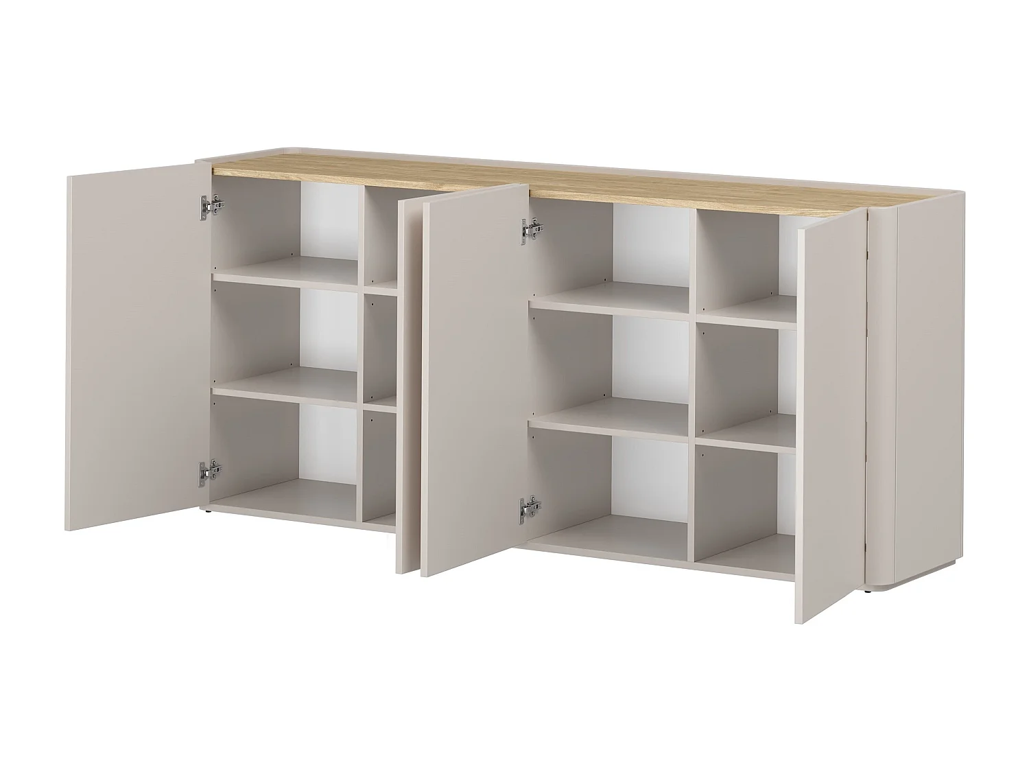 Buffet Elivo 4 portes 48x200 cm