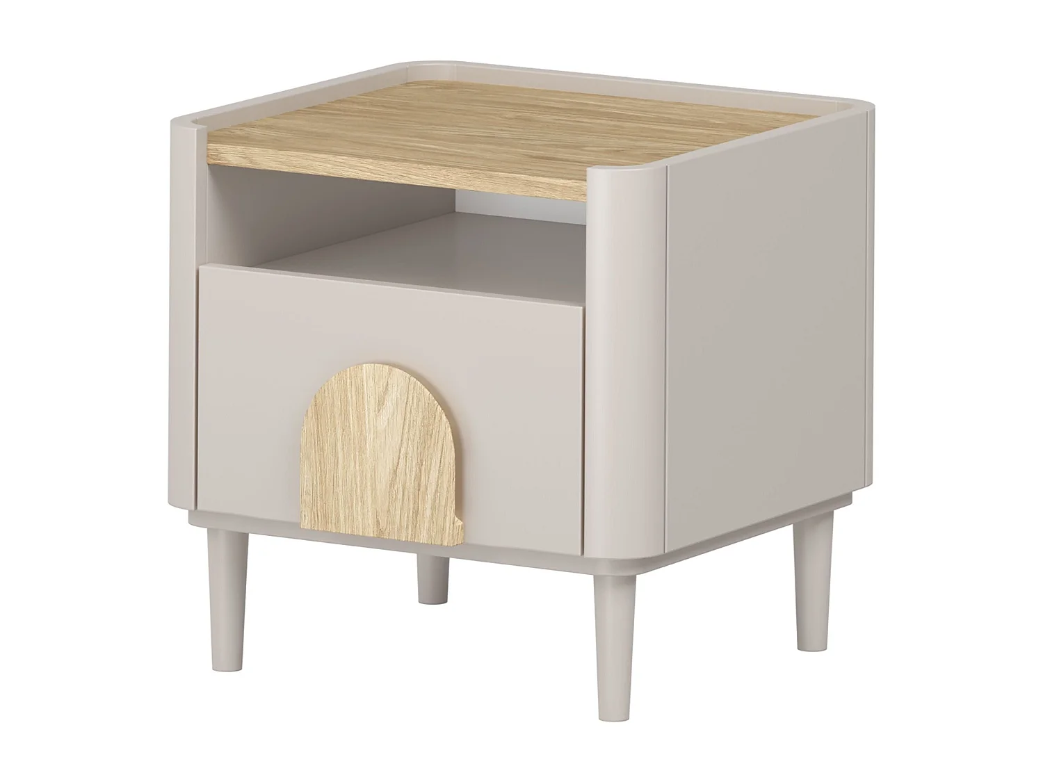 Nachttisch mit einer Schublade