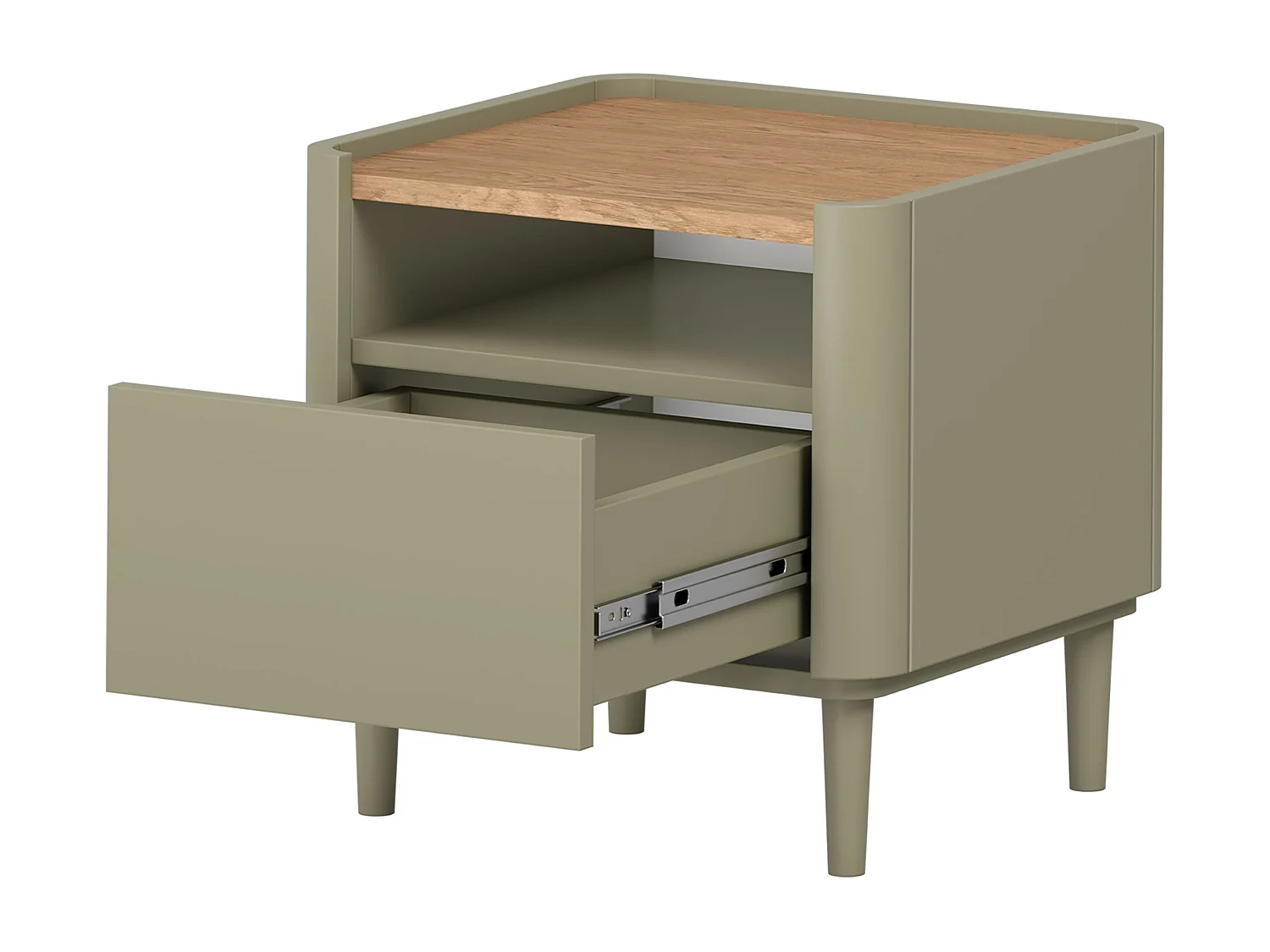 Elivo Nachttisch mit 1 Schublade