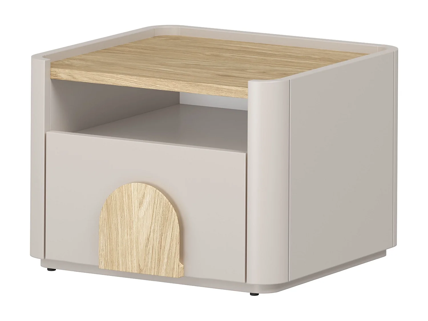 Nachttisch mit einer Schublade